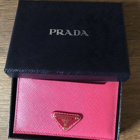 PRADA-AUTHENTIC NWT Fuchsia Card Holder - Picture 7 of 10